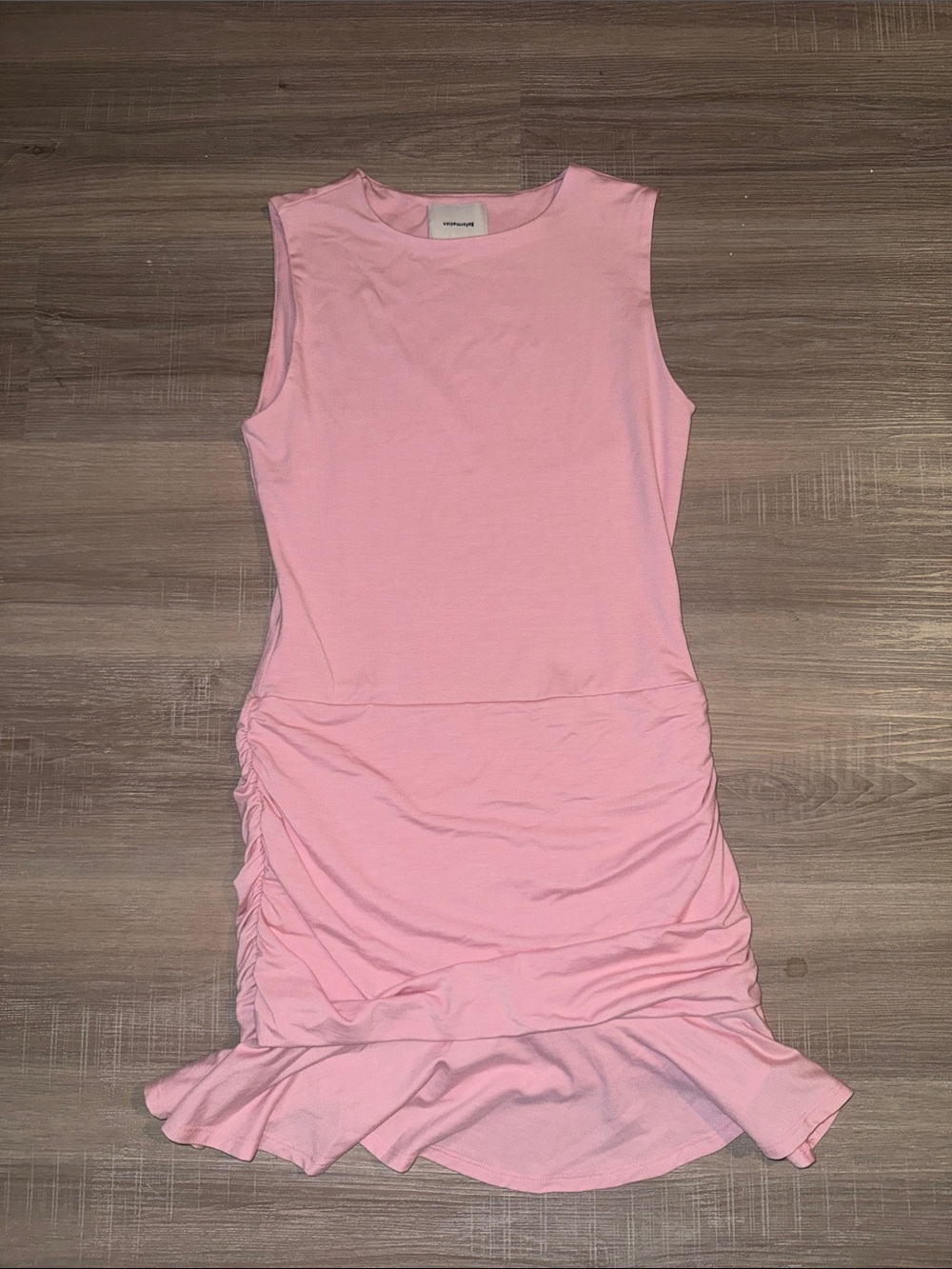 Reformation Amelia Knit Dress babydoll pink size S